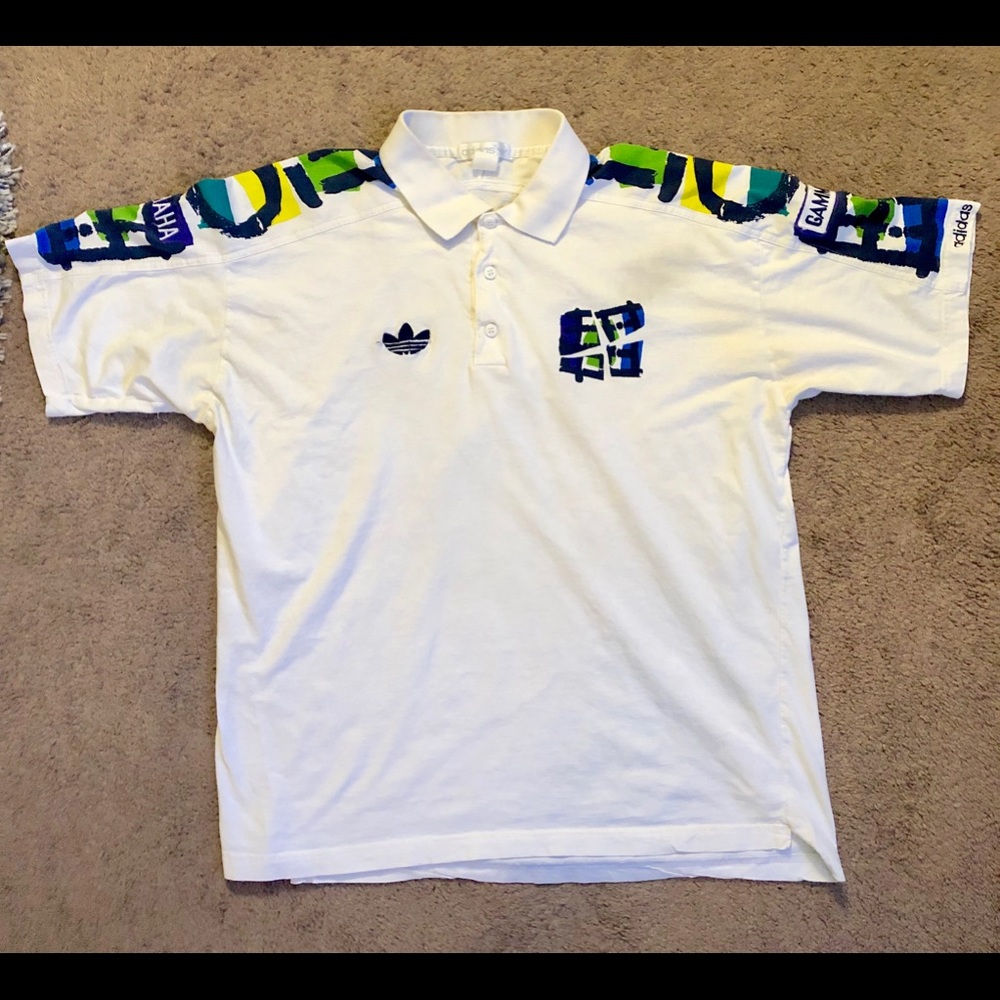 Adidas Vintage 80’s Stefan Edberg tennis polo